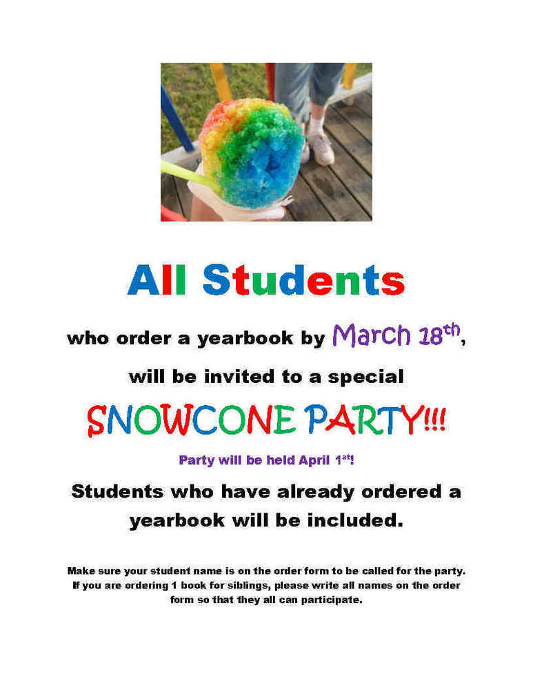Snowcone Party