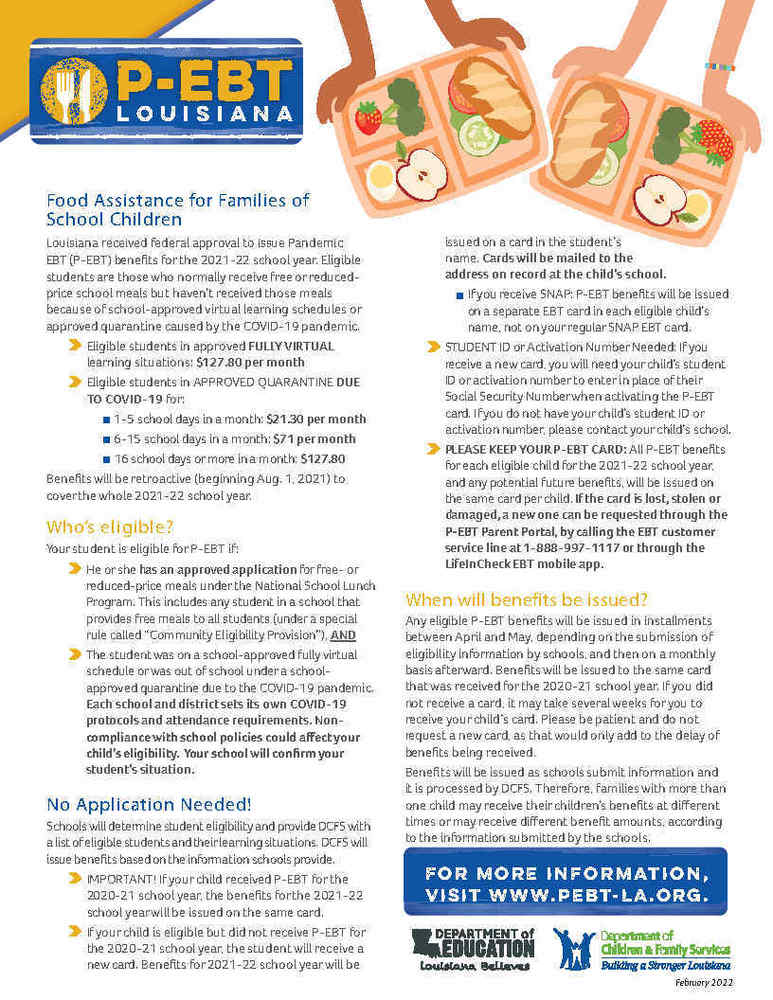P-EBT Flyer